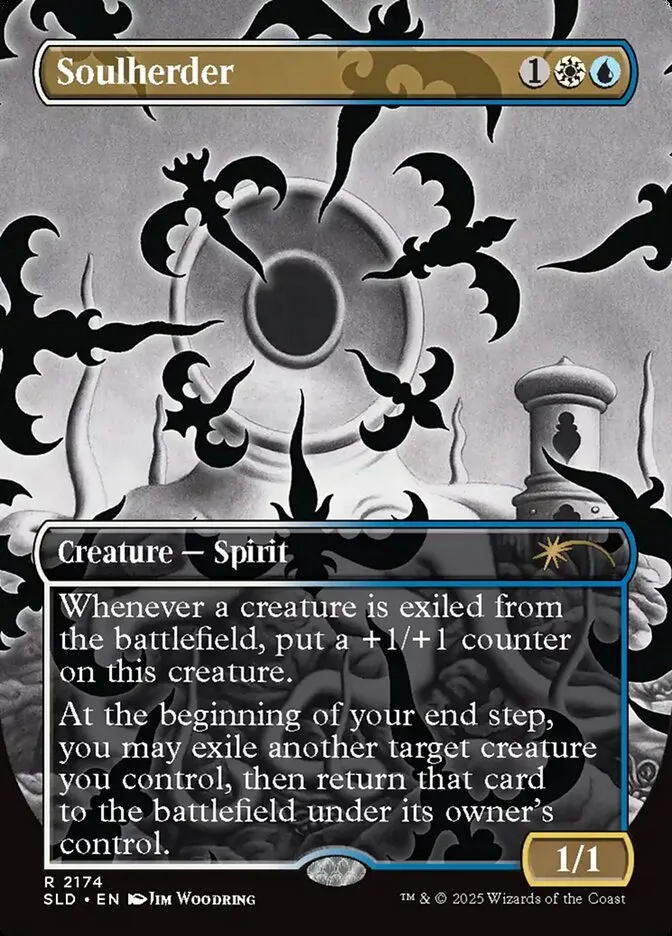 2019 Secret Lair Drop Soulherder #2174 rare card image