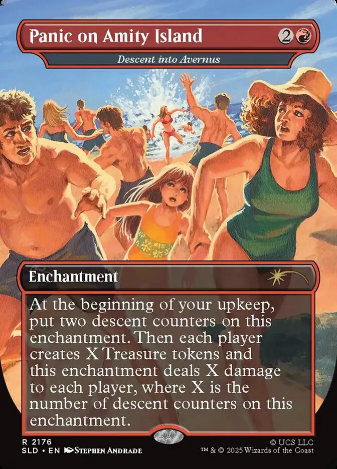 2019 Secret Lair Drop Descent into Avernus #2176 rare card image