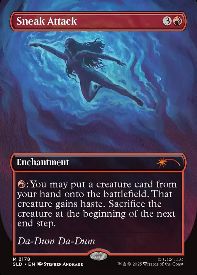 2019 Secret Lair Drop Sneak Attack #2178 mythic card image
