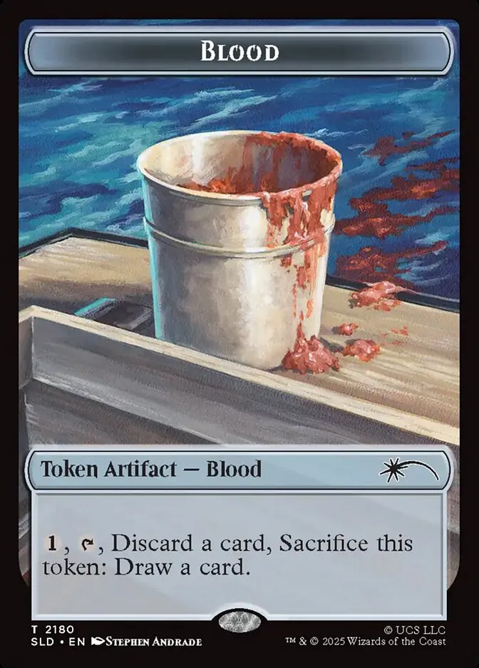 2019 Secret Lair Drop Blood #2180 common card image