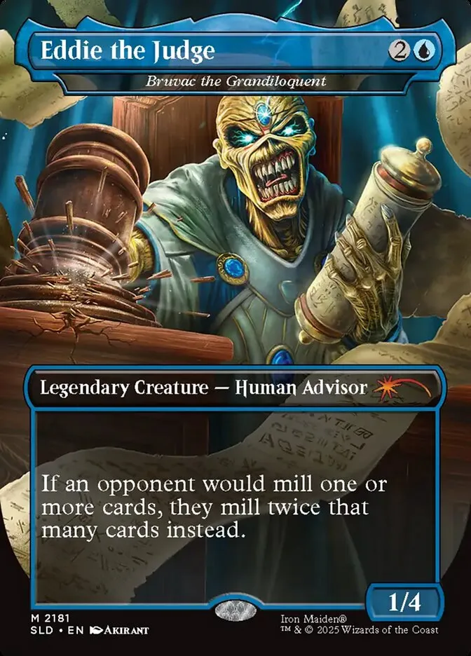 2019 Secret Lair Drop Bruvac the Grandiloquent #2181 mythic card image