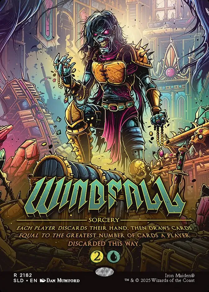 2019 Secret Lair Drop Windfall rare #2182 rare card image