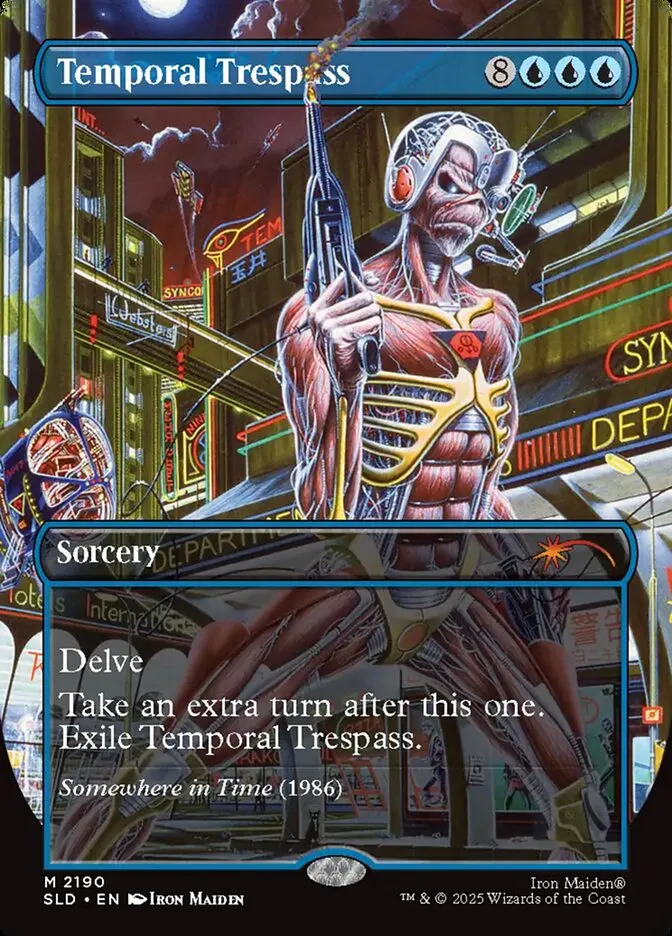 2019 Secret Lair Drop Temporal Trespass #2190 mythic card image