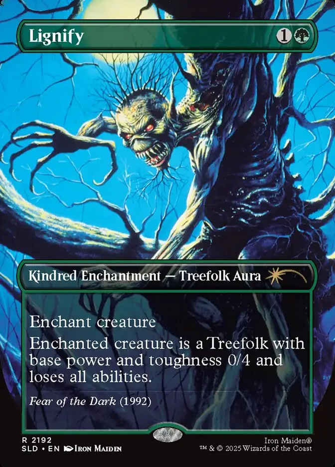 2019 Secret Lair Drop Lignify #2192 rare card image
