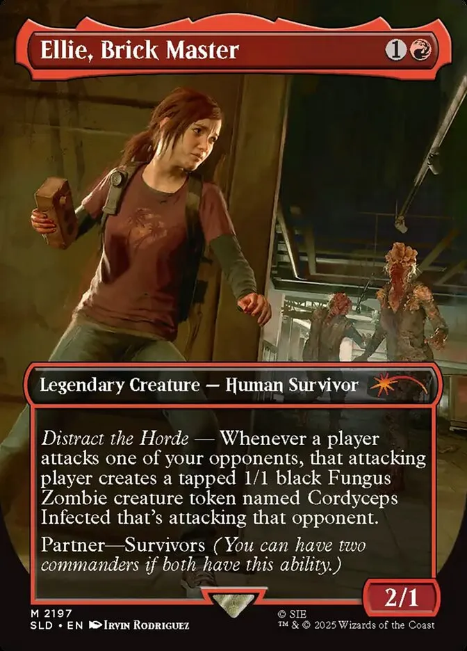 2019 Secret Lair Drop Ellie, Brick Master #2197 mythic card image