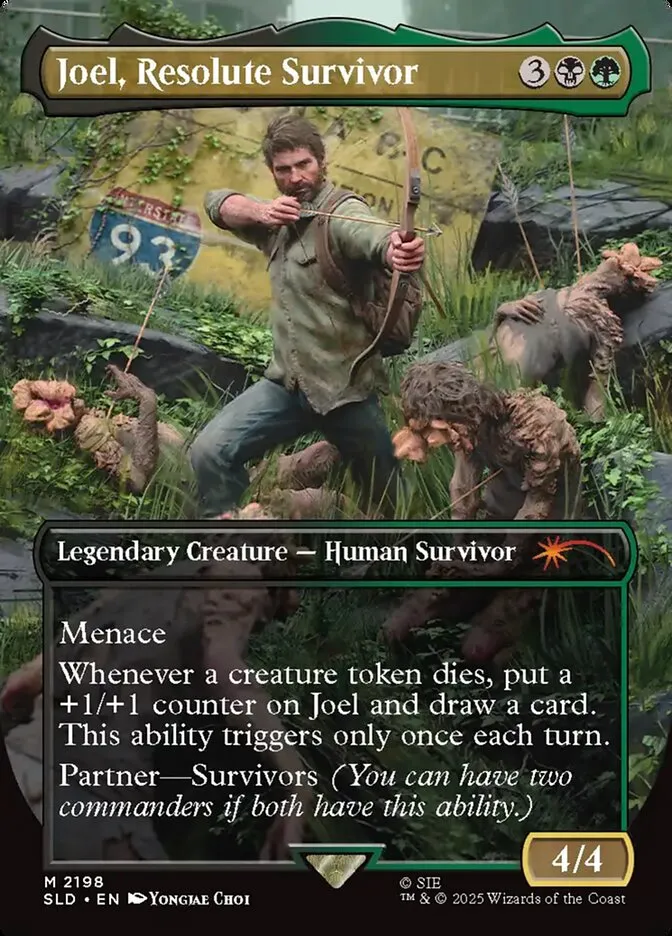 2019 Secret Lair Drop Joel, Resolute Survivor #2198 mythic card image