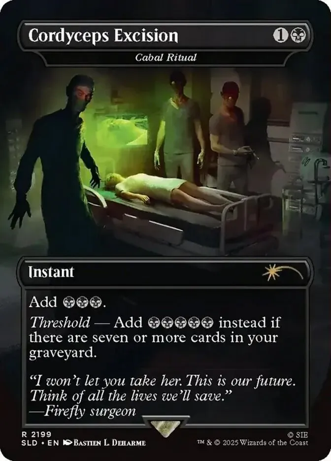 2019 Secret Lair Drop Cabal Ritual #2199 rare card image