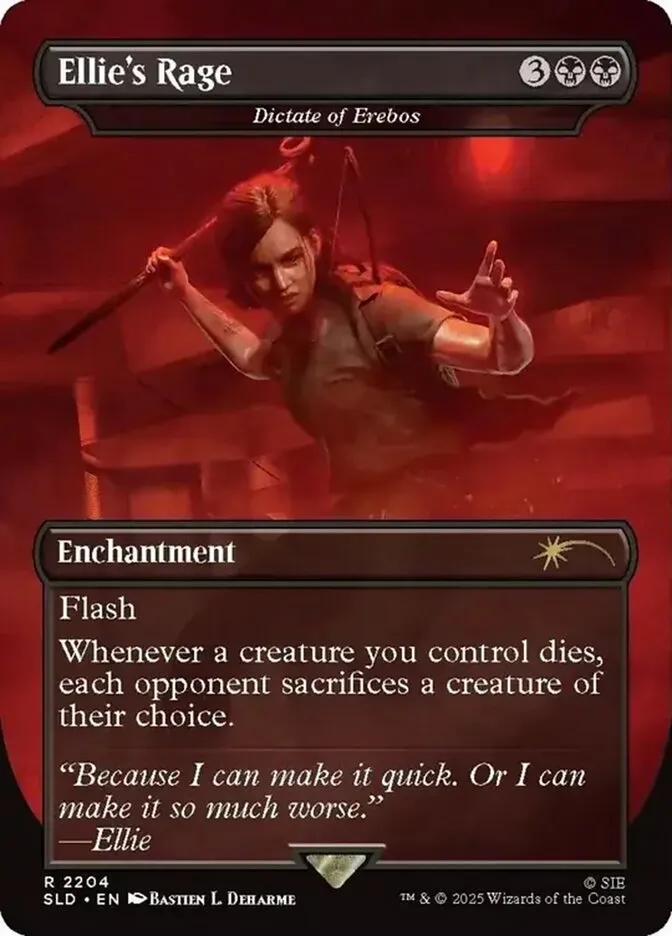 2019 Secret Lair Drop Dictate of Erebos #2204 rare card image