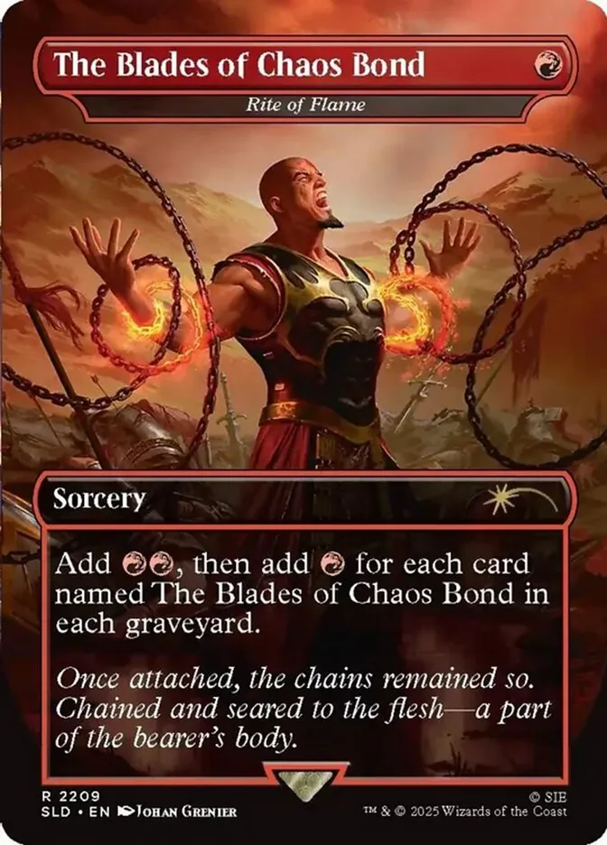 2019 Secret Lair Drop Rite of Flame #2209 rare card image