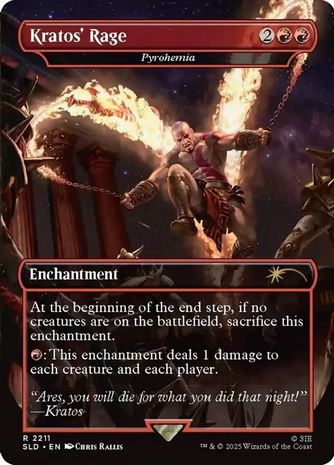 2019 Secret Lair Drop Pyrohemia #2211 rare card image