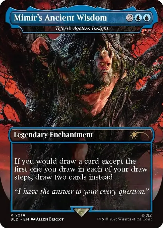 2019 Secret Lair Drop Teferi's Ageless Insight // Teferi's Ageless Insight #2214 rare card image