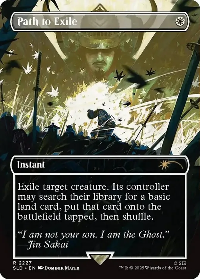 2019 Secret Lair Drop Path to Exile #2227 rare card image