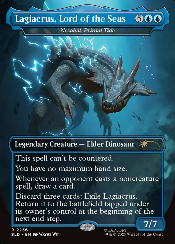 2019 Secret Lair Drop Nezahal, Primal Tide #2236 rare card image
