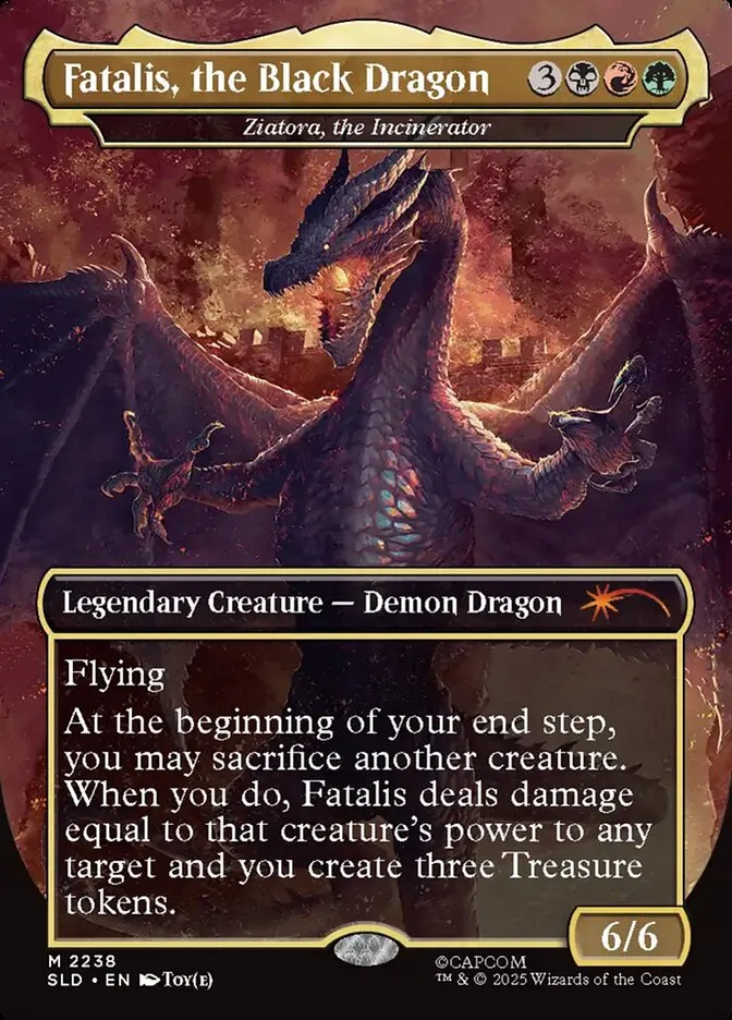 2019 Secret Lair Drop Ziatora, the Incinerator #2238 mythic card image
