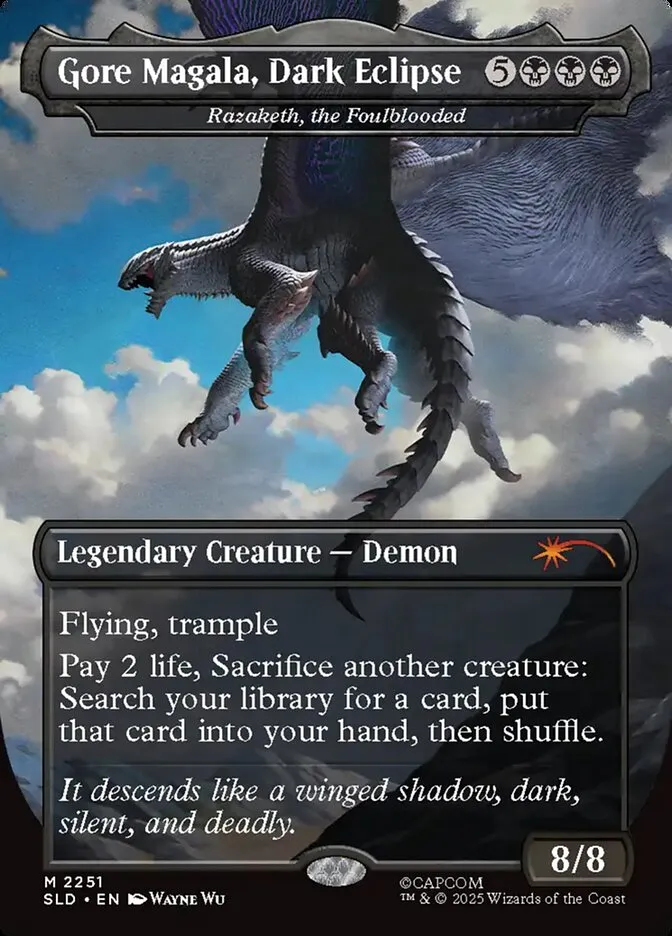 2019 Secret Lair Drop Razaketh, the Foulblooded #2251 mythic card image