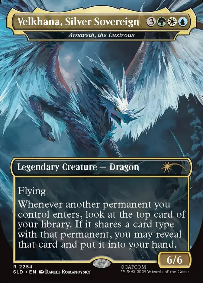 2019 Secret Lair Drop Amareth, the Lustrous #2254 rare card image