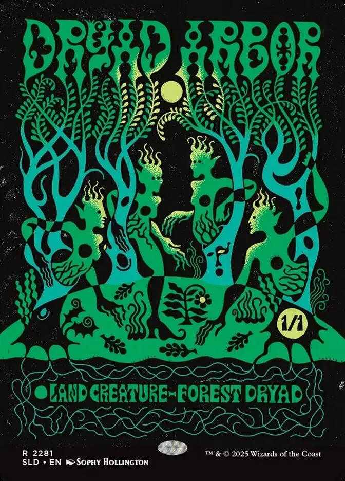 2019 Secret Lair Drop Dryad Arbor #2281 rare card image