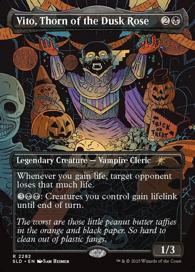 2019 Secret Lair Drop Vito, Thorn of the Dusk Rose #2282 rare card image