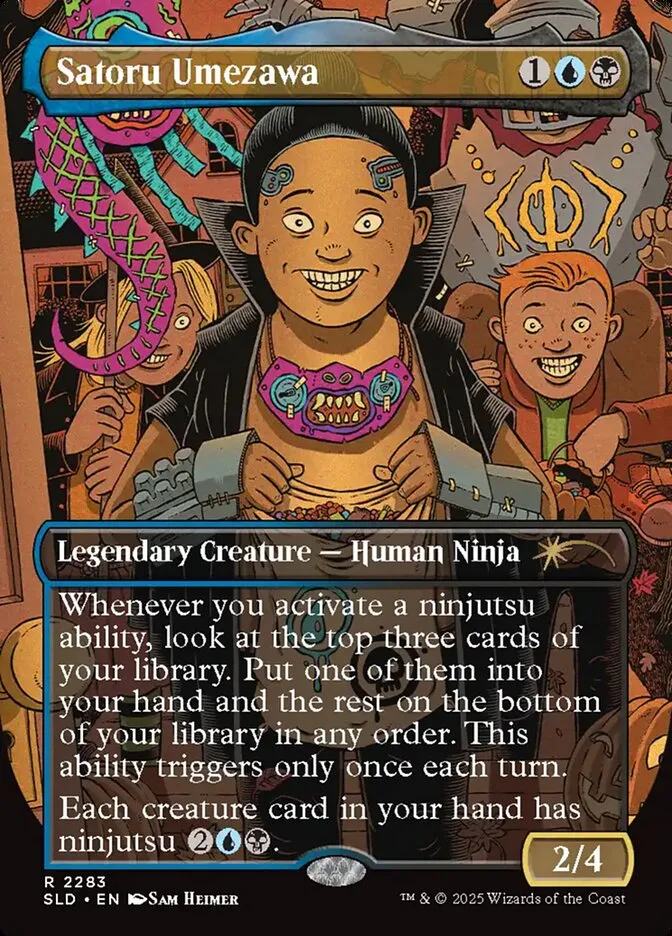 2019 Secret Lair Drop Satoru Umezawa #2283 rare card image