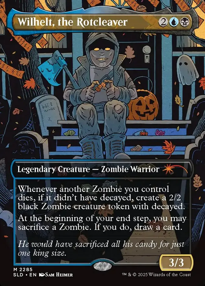 2019 Secret Lair Drop Wilhelt, the Rotcleaver #2285 mythic card image