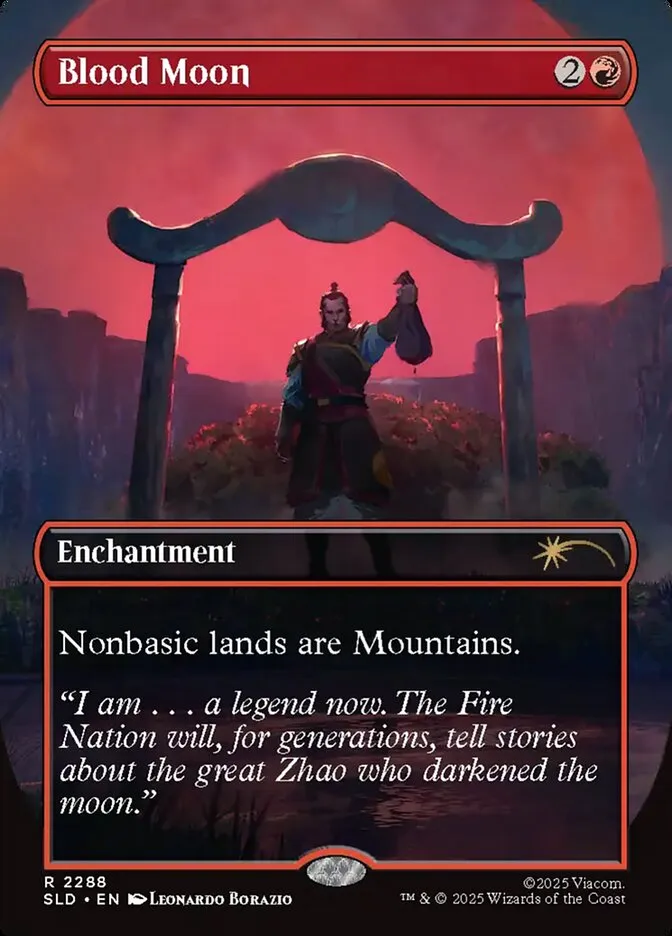 2019 Secret Lair Drop Blood Moon #2288 rare card image
