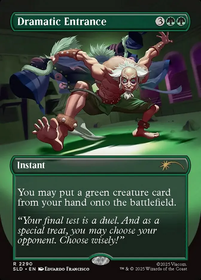 2019 Secret Lair Drop Dramatic Entrance #2290 rare card image