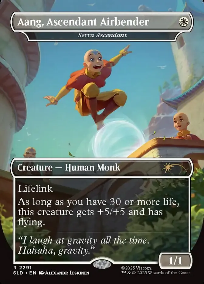 2019 Secret Lair Drop Serra Ascendant #2291 rare card image