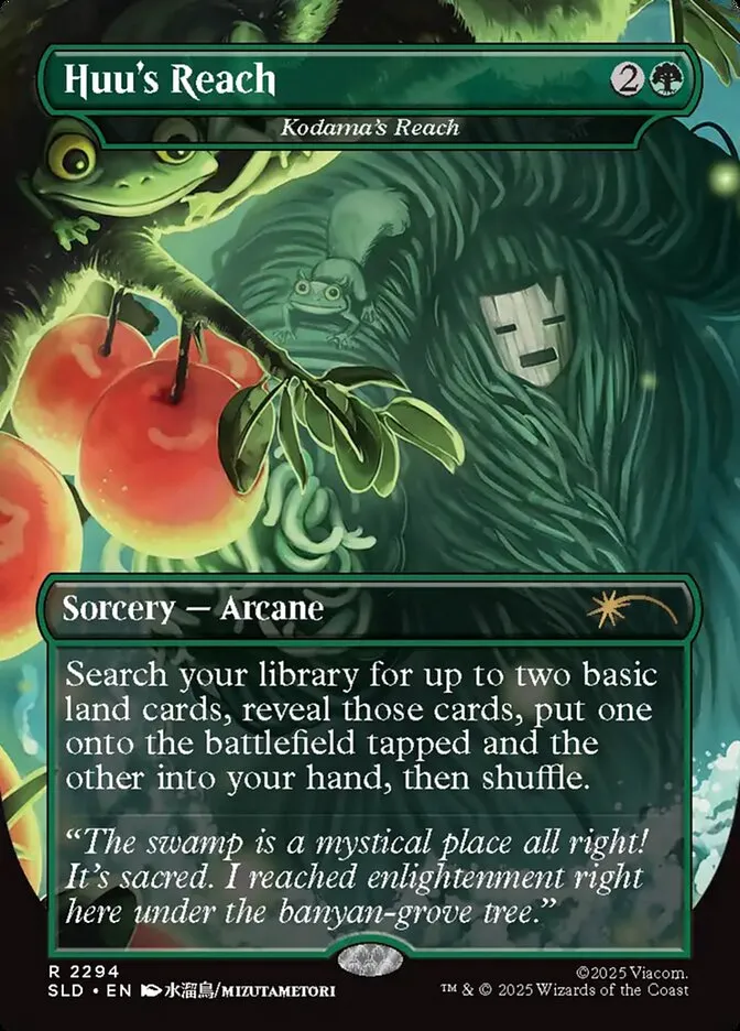 2019 Secret Lair Drop Kodama's Reach #2294 rare card image