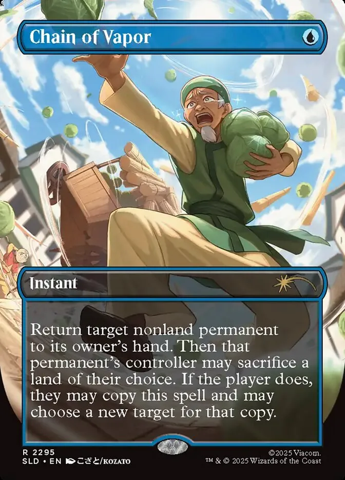 2019 Secret Lair Drop Chain of Vapor #2295 rare card image