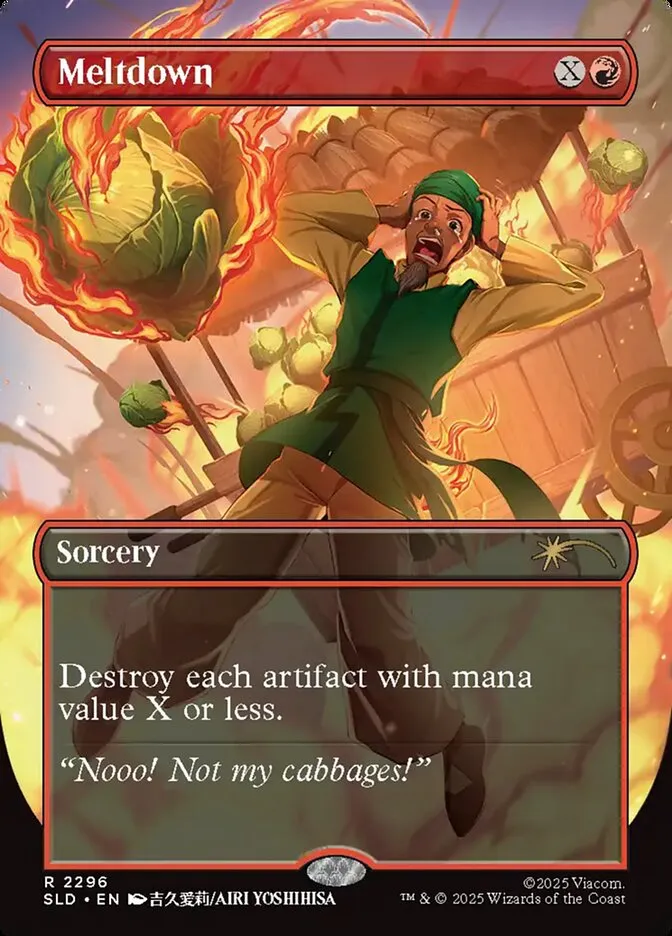 2019 Secret Lair Drop Meltdown #2296 rare card image