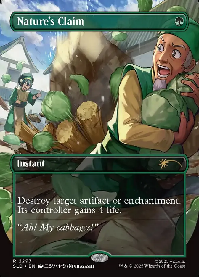 2019 Secret Lair Drop Nature's Claim #2297 rare card image