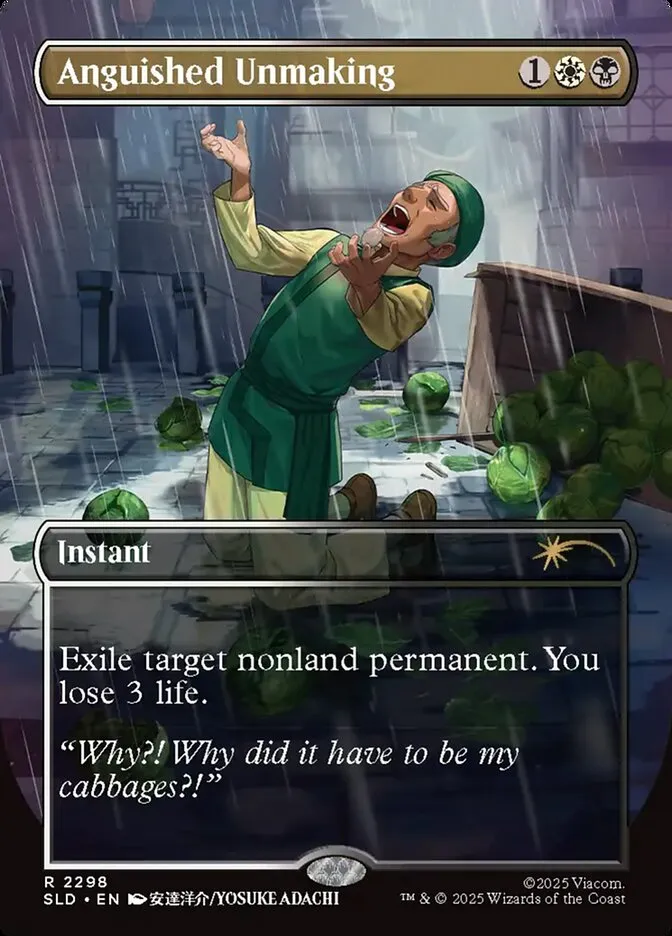 2019 Secret Lair Drop Anguished Unmaking #2298 rare card image