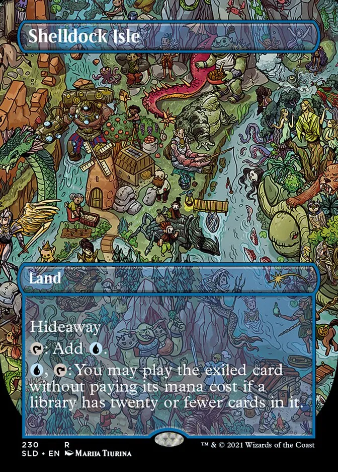 2019 Secret Lair Drop Shelldock Isle #230 rare card image