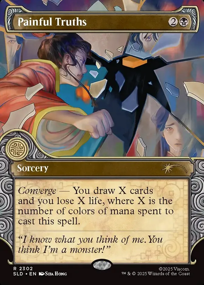 2019 Secret Lair Drop Painful Truths #2302 rare card image
