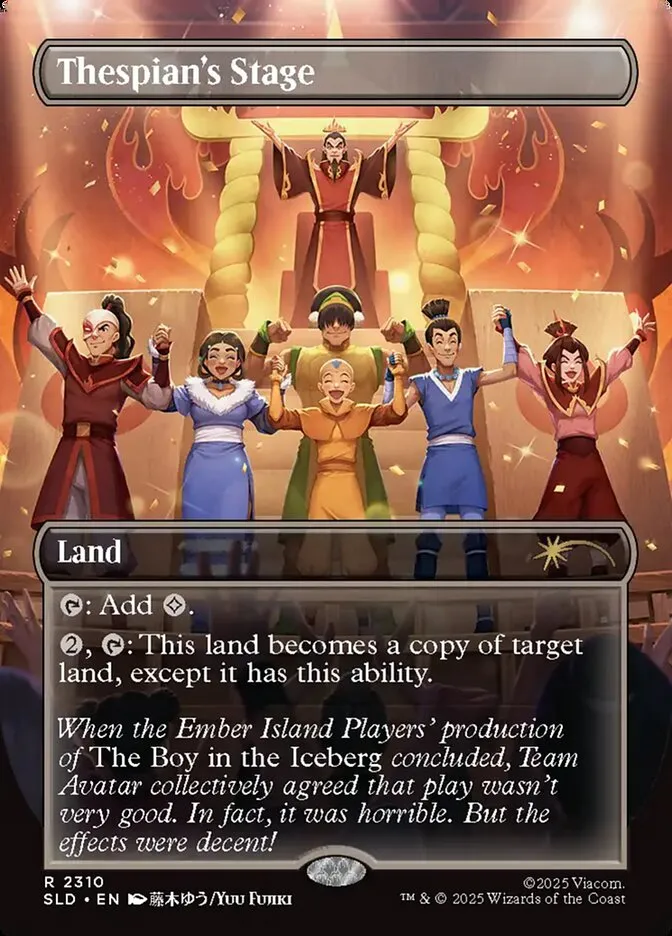 2019 Secret Lair Drop Thespian's Stage #2310 rare card image