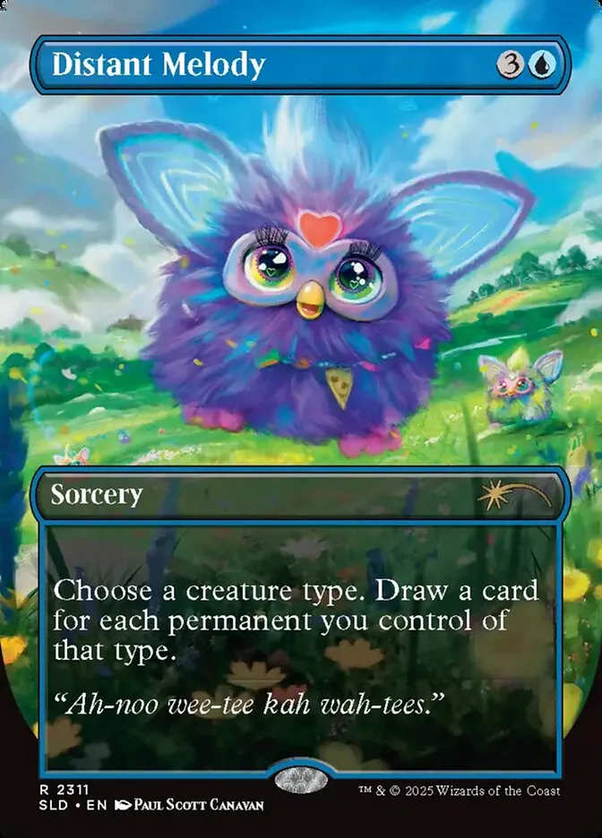 2019 Secret Lair Drop Distant Melody #2311 rare card image