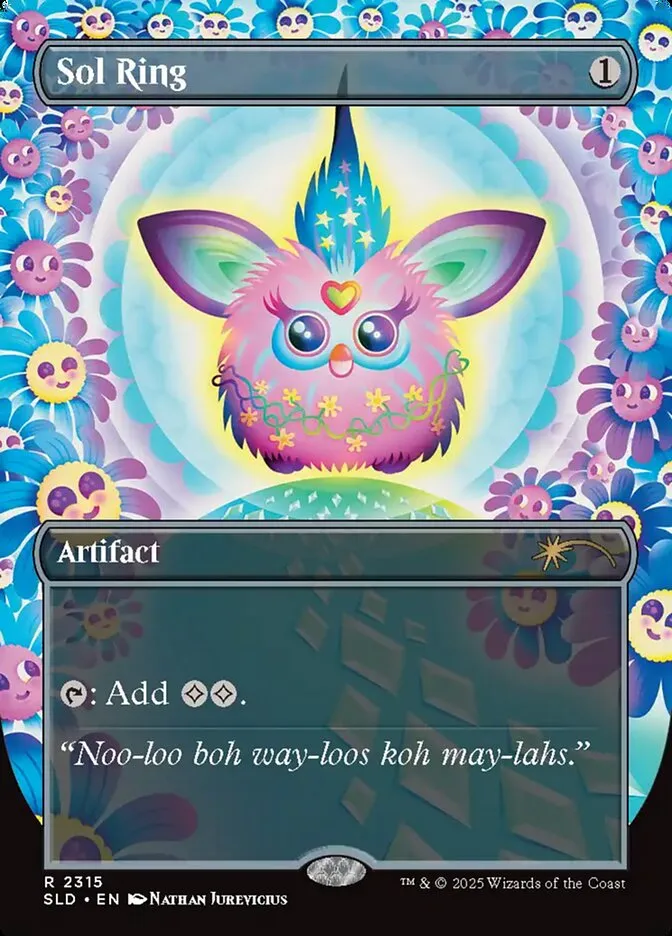 2019 Secret Lair Drop Sol Ring #2315 rare card image