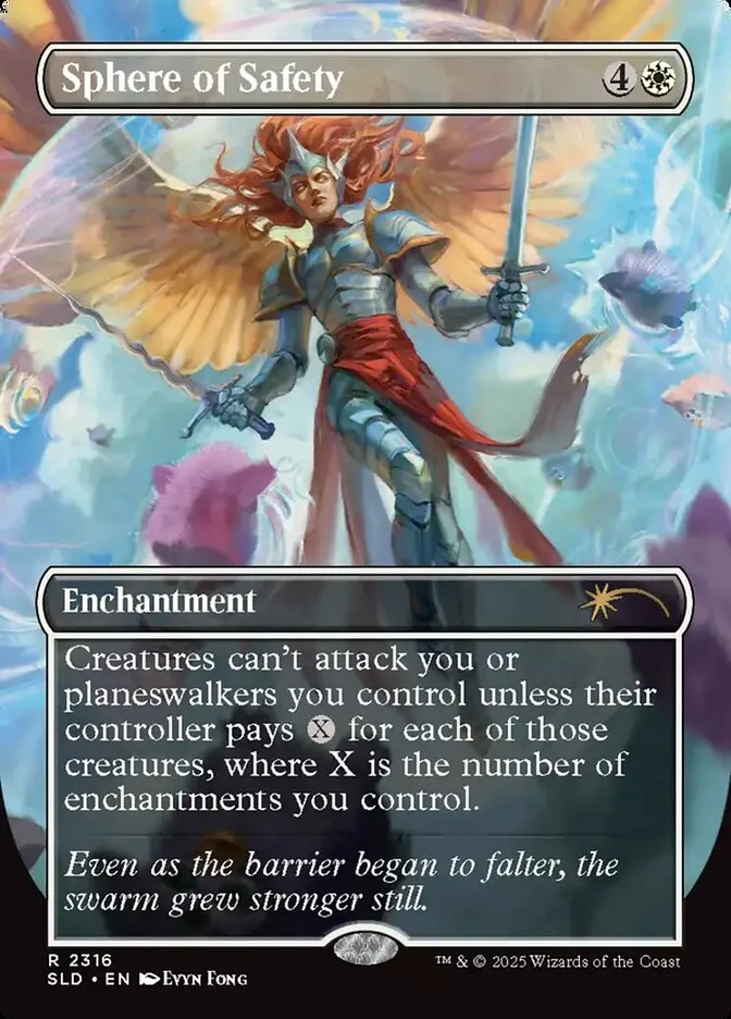 2019 Secret Lair Drop Sphere of Safety #2316 rare card image