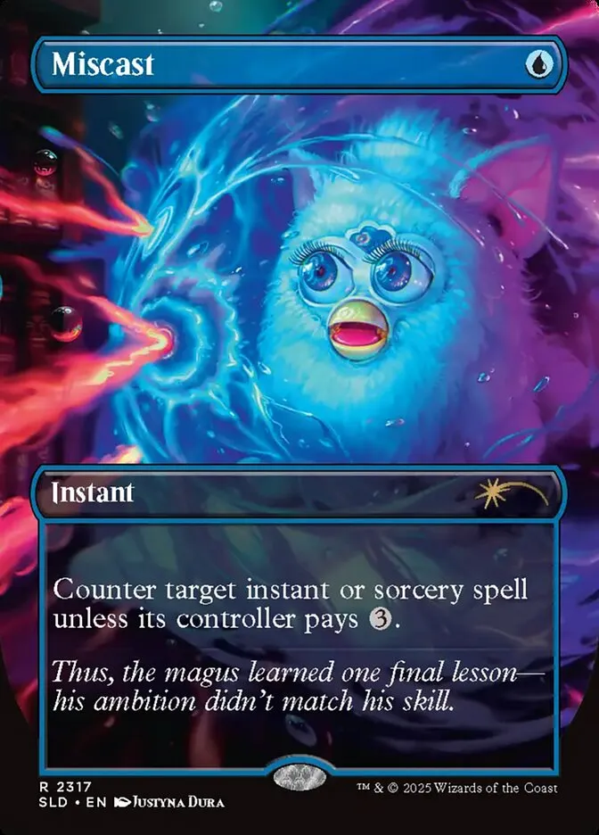 2019 Secret Lair Drop Miscast #2317 rare card image