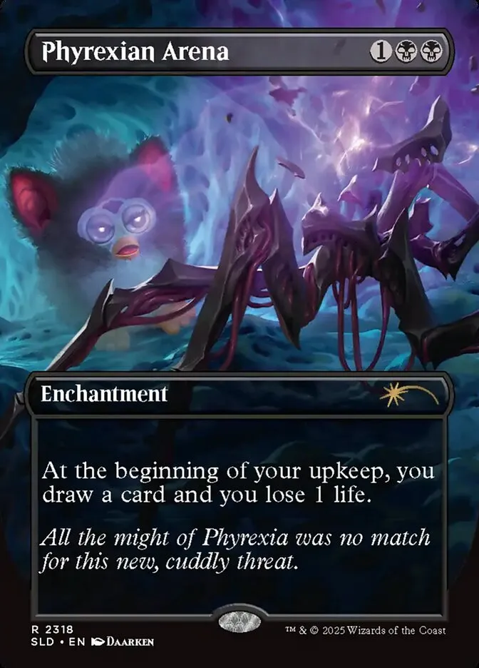 2019 Secret Lair Drop Phyrexian Arena #2318 rare card image