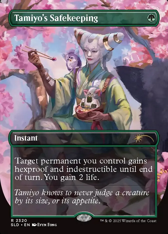 2019 Secret Lair Drop Tamiyo's Safekeeping #2320 rare card image