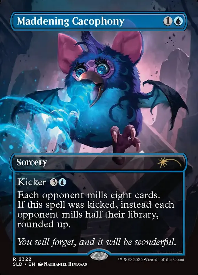 2019 Secret Lair Drop Maddening Cacophony #2322 rare card image