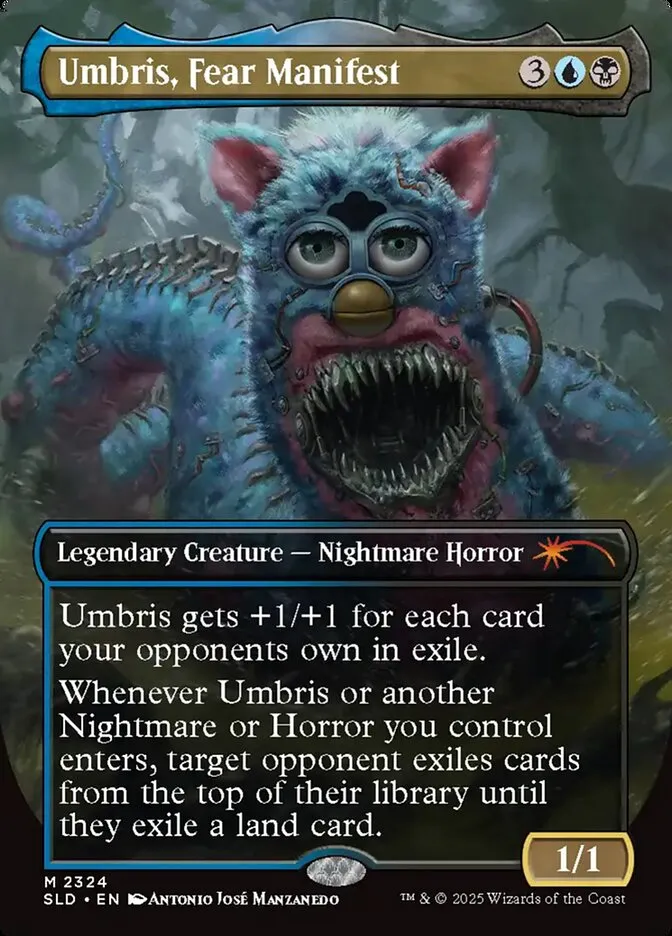 2019 Secret Lair Drop Umbris, Fear Manifest #2324 mythic card image