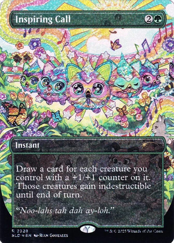 2019 Secret Lair Drop Inspiring Call #2328 rare card image