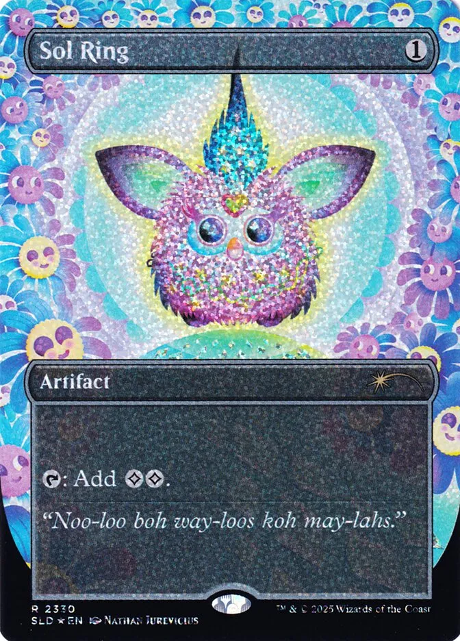 2019 Secret Lair Drop Sol Ring #2330 rare card image