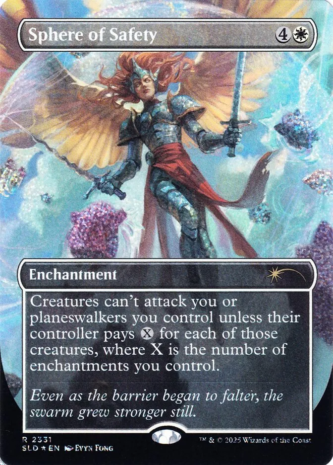 2019 Secret Lair Drop Sphere of Safety #2331 rare card image