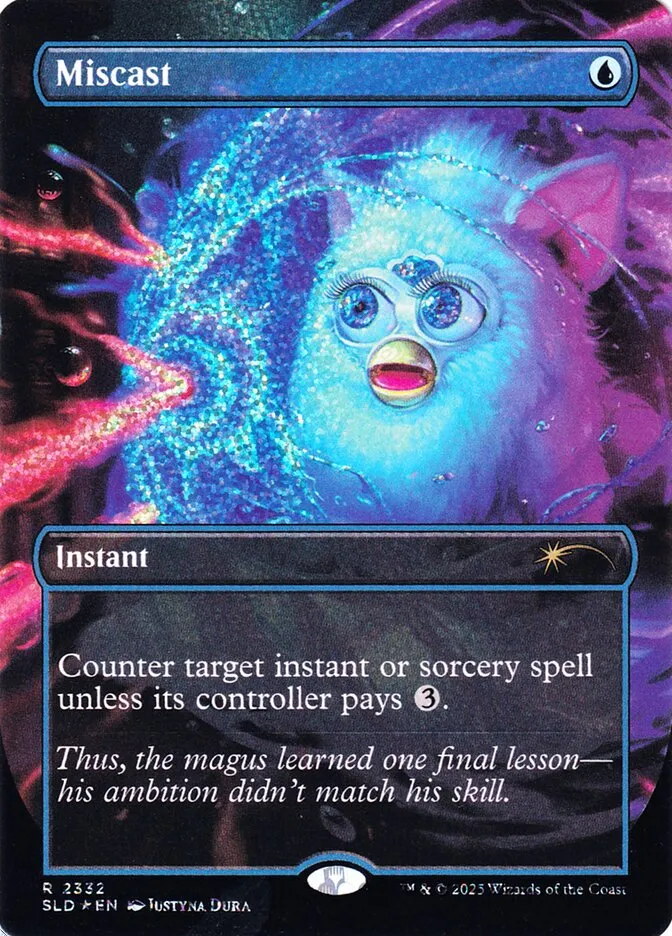 2019 Secret Lair Drop Miscast #2332 rare card image