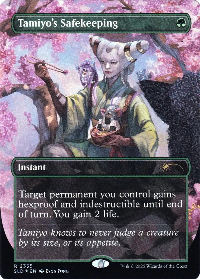 2019 Secret Lair Drop Tamiyo's Safekeeping #2335 rare card image