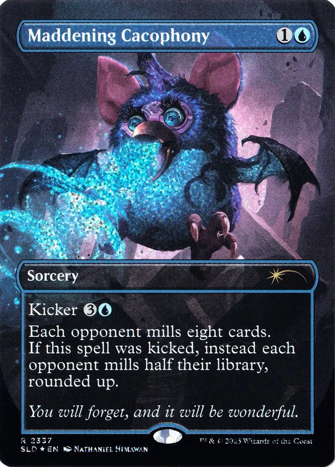 2019 Secret Lair Drop Maddening Cacophony #2337 rare card image