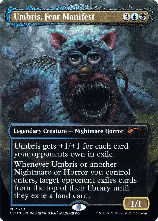 2019 Secret Lair Drop Umbris, Fear Manifest #2339 mythic card image